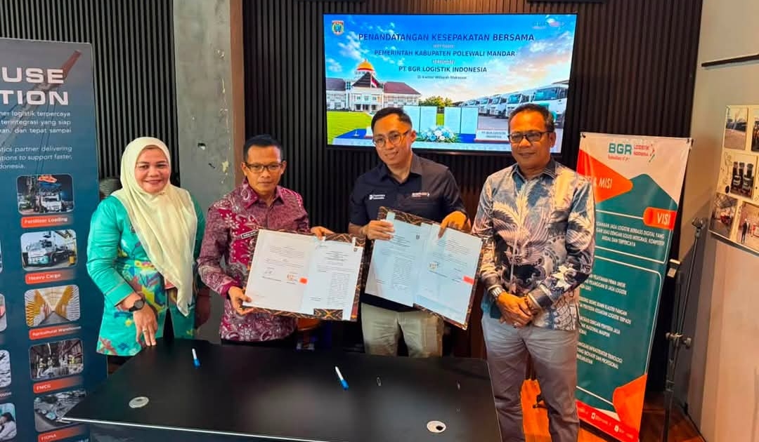 Genjot Kesejahteraan Petani, Pemkab Polman Gandeng PT BGR Logistik Indonesia Kelola Sistem Resi Gudang