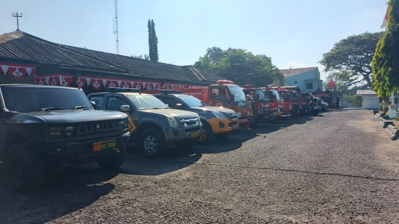 Tanggap Karhutla, Tim Gabungan Polman Bentuk Posko Terpadu dan Gelar Simulasi Pemadaman